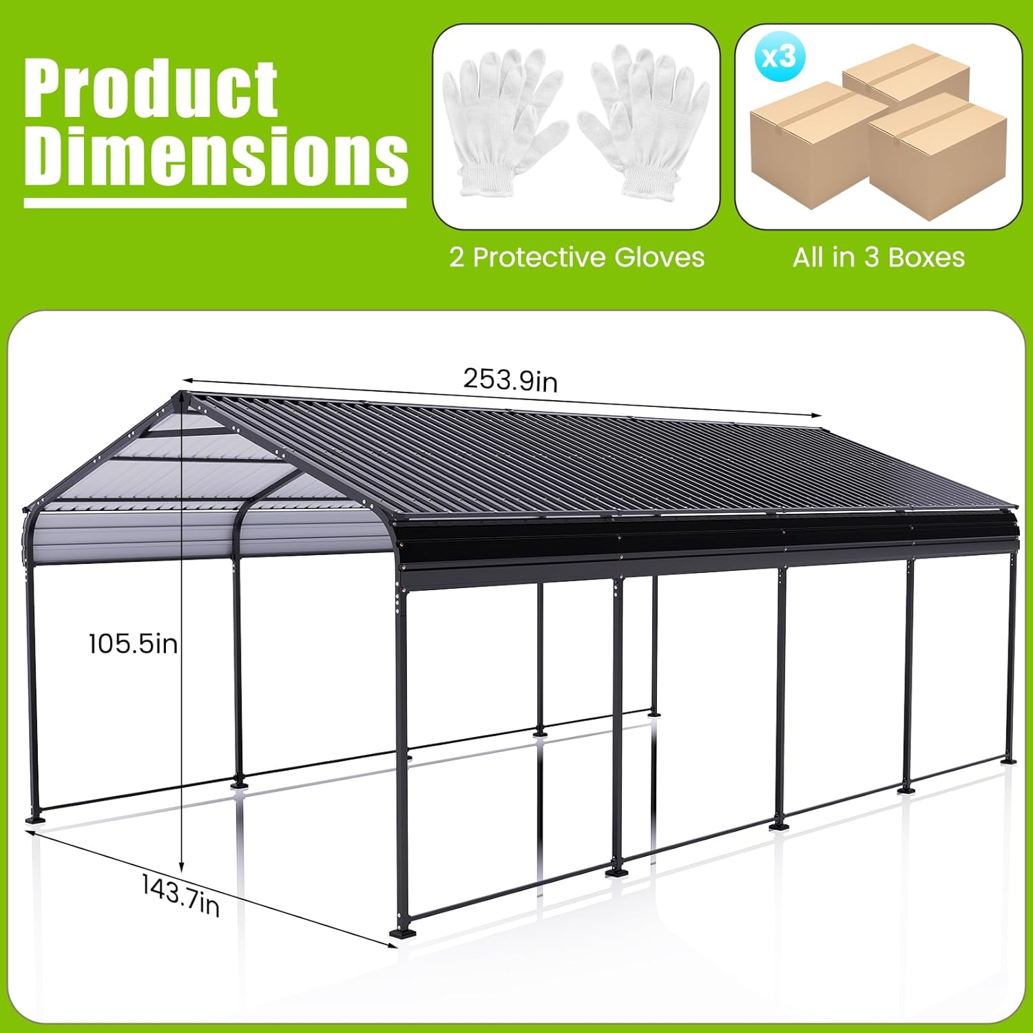 12x20 Carport