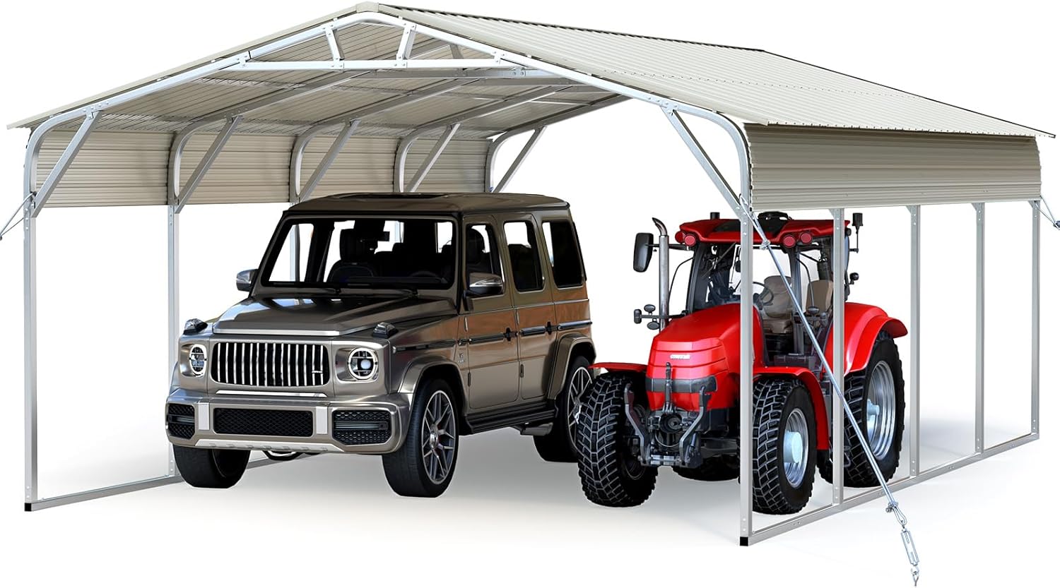 20'x20' Vertical Panel Carport