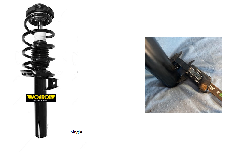 VW 50MM Front Strut Assembly