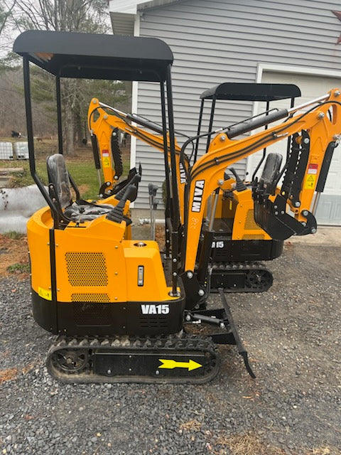 2025 MIVA VA15 Mini Excavator 13.5hp gas engine **New