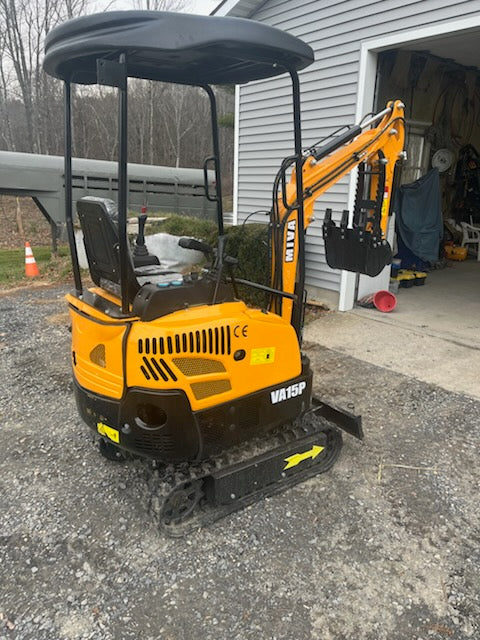 2025 MIVA VA15P Mini Excavator 13.5hp gas engine **New